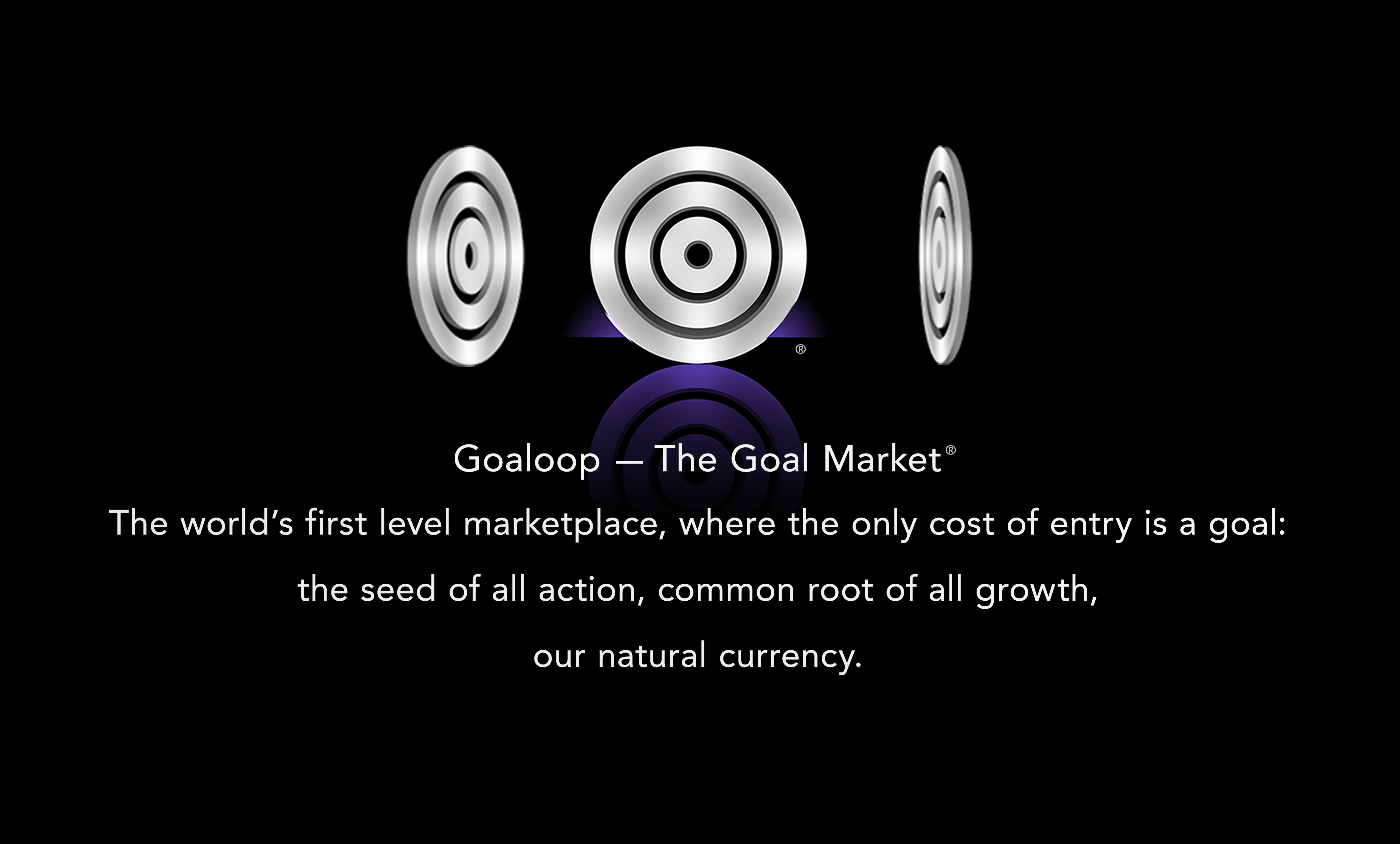 Goaloop Coin – The world's first level marketplace, our natural currency